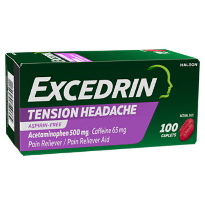 Excedrin Tension Headache, Caplets - 100 caplets