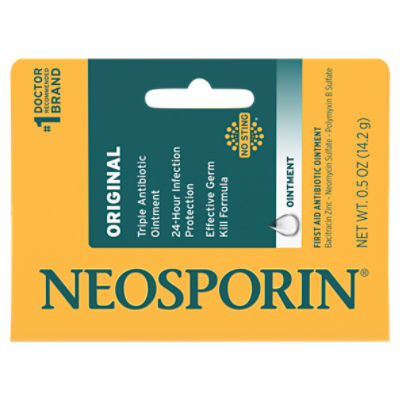 Neosporin Original First Aid Antibiotic Ointment 0 5 Oz