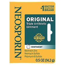 Neosporin Original First Aid Antibiotic Ointment, 0.5 oz, 0.5 Ounce