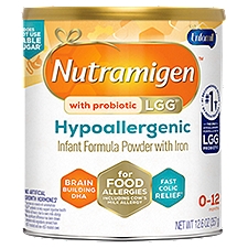 Enfamil Nutramigen Hypoallergenic Infant Formula Powder with Iron, 0-12 Months, 12.6 oz