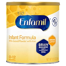 Enfamil Milk-Based Powder with Iron 0-12 Months, Infant Formula, 12.5 Ounce