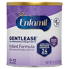 Enfamil Gentlease Milk-Based Powder with Iron Infant Formula, 12.4 oz