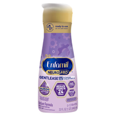 Enfamil NeuroPro Gentlease Milk-Based with Iron Infant Formula, 32 fl oz, 32 Fluid ounce