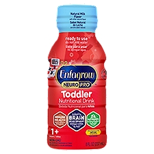 Enfagrow Neuro Pro Toddler Natural Milk Flavor Nutritional Drink, 1+ years, 8 fl oz