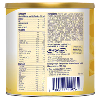 Enfamil Gentlease Baby Formula All in One Infant Formula with Iron Powder  Makes 151 Ounces