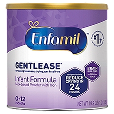 Enfamil Gentlease Milk-Based Powder with Iron Infant Formula, 20.9 oz, 20.9 Ounce