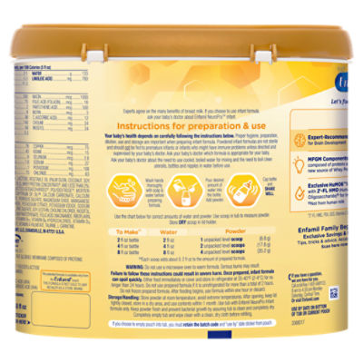 Enfamil best sale neuropro nutrition