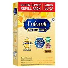 Enfamil NeuroPro Milk-Based Powder with Iron Infant Formula, 15.7 oz, 2 count