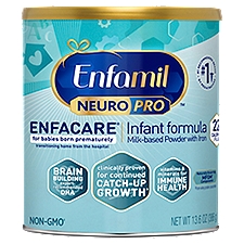 Enfamil NeuroPro Enfacare Milk-Based Powder with Iron Infant Formula, 13.6 oz, 13.6 Ounce