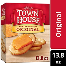 Town House Original Oven Baked Crackers, 13.8 oz, 13.8 Ounce