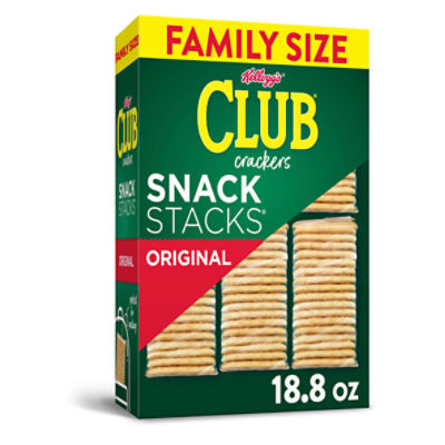 Club Snack Stacks Original Crackers, 18.8 oz, 9 Count, 18.8 Ounce