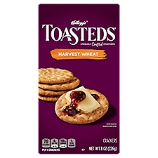 Keebler Harvest Wheat Toasteds Crackers, 8 Ounce