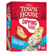Town House Dipping Thins Sea Salt Baked Snack Crackers, 9 oz, 9 Ounce