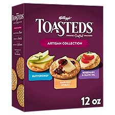 Toasteds Variety Pack Crackers, 12 oz