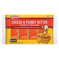 Keebler Cheese & Peanut Butter, Sandwich Crackers, 11.04 Ounce