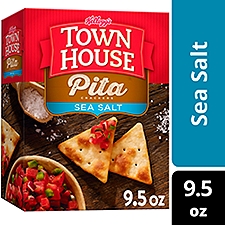 Town House Pita Sea Salt Oven Baked Crackers, 9.5 oz