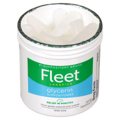 Fleet Glycerin Suppositories, Adult
