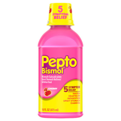 Pepto Bismol Cherry, Upset Stomach Reliever/Antidiarrheal