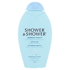 Shower to Shower Morning Fresh, Absorbent Body Powder, 13 Ounce