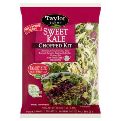 Taylor Farms Sweet Kale Chopped, Salad Kit