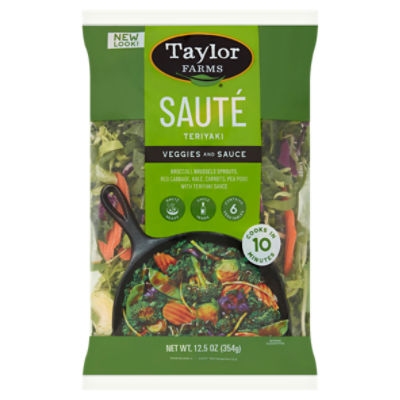 Taylor Farms Teriyaki Veggies and Sauce Sautè, 12.5 oz bag