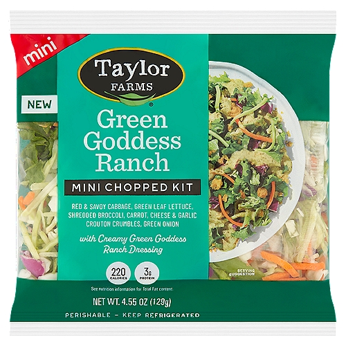 Taylor Farms Green Goddess Ranch Mini Chopped Kit, 4.55 oz