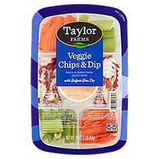 Taylor Farms Veggie Chips & Dip with Buffalo Bleu Dip, 10 oz