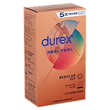 Durex Real Feel Condoms, 10 each