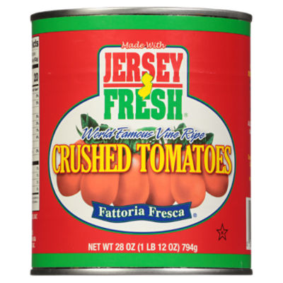 Jersey Fresh Crushed Tomatoes Fattoria Fresca 28 oz - The Fresh Grocer