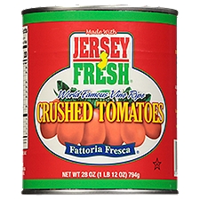 Jersey Fresh Crushed Tomatoes Fattoria Fresca 28 oz, 28 Ounce