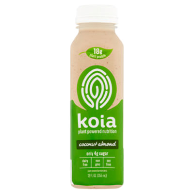 Koia Coconut Almond Plant Powered Protein Drink, 12 fl oz