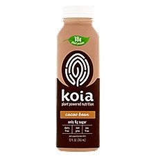 Koia Cacao Bean Plant Powered Protein Drink, 12 fl oz, 12 Fluid ounce