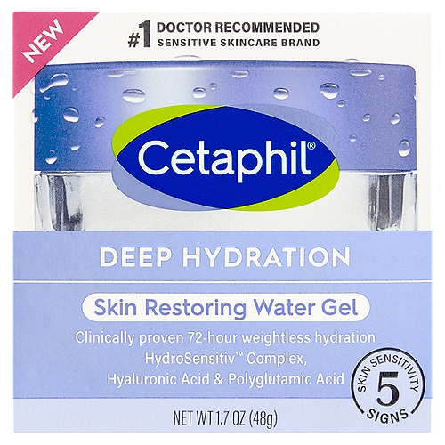 Cetaphil Deep Hydration Skin Restoring Water Gel, 1.7 oz