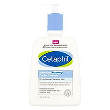 Cetaphil Hydrating Foaming Cream Cleanser, 16 fl oz