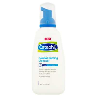 Cetaphil Face Gentle Foaming Cleanser, 8 fl oz ShopRite