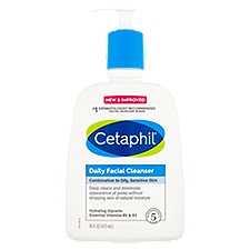 Cetaphil Daily Facial Cleanser, 16 fl oz, 16 Fluid ounce