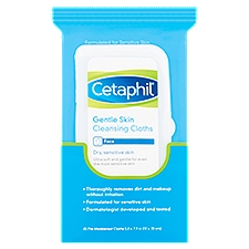 Cetaphil Face Gentle Skin, Cleansing Cloths, 25 Each
