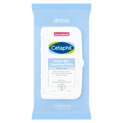 Cetaphil Gentle Skin Cleansing Cloths, 25 count