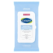 Cetaphil Gentle Skin Cleansing Cloths, 25 count