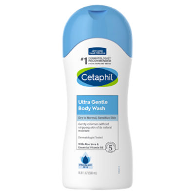 Cetaphil Ultra Gentle Body Wash - Fragrance Free, 16.9 fl oz, 16.9 Fluid ounce