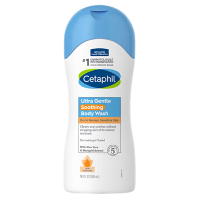 Cetaphil Ultra Gentle Soothing Body Wash, 16.9 fl oz, 16.9 Fluid ounce