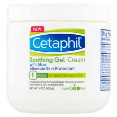 Cetaphil Body Soothing Gel Cream with Aloe, 16 oz