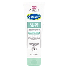 Cetaphil Gentle Clear Complexion-Clearing BPO Acne Cleanser, 4.2 fl oz
