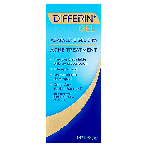 Differin Acne Treatment Gel, 1.6 oz