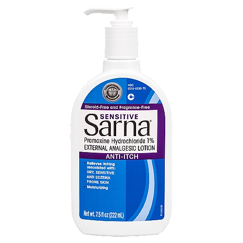 Sarna Sensitive Anti-Itch Lotion - 7.5 fl oz
