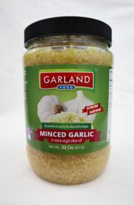 Garland Food Minced Garlic in Extra Virgin Olive Oil, 32 oz