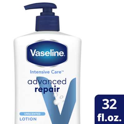 Vaseline Intensive Care Advanced Repair Unscented Lotion, 32 fl oz