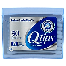 Q-tips Cotton Swabs, 30 count, 30 Each
