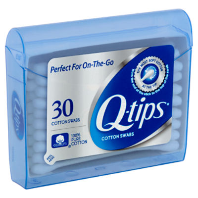 Q-tips Cotton Swabs Travel Size Purse Pack, 30 Count each