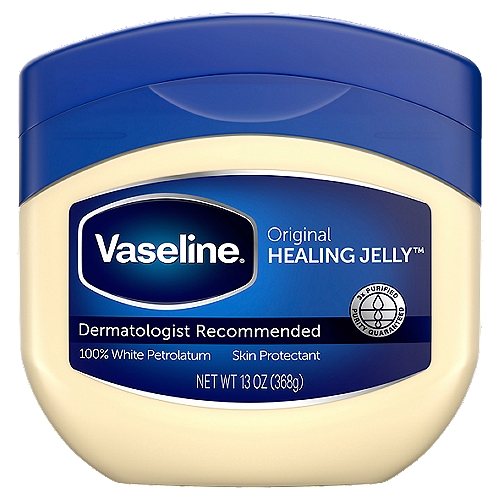 Vaseline Jelly is the original skin protectant, it has been used to protect, help heal, and lock in moisture for dry skin since 1870. To this day, it effectively cares for your skin.